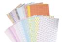 Patterned Adhesive Paper - 25 Sheets - Adhesive Paper - 10doigts.fr