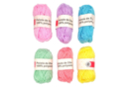 Pastel Knitting Yarn Skeins - 6 Pieces - Knitting Yarns - 10doigts.fr