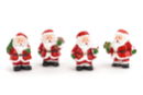 Santa Claus Resin Figures - 4 Pieces - Small Christmas Decorations - 10doigts.fr