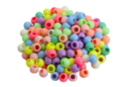 Perlas de plástico pastel - 300 perlas - Cuentas infantiles - 10doigts.fr