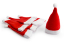 Small Christmas Hats in Felt - 6 Pieces - Small Christmas Decorations - 10doigts.fr