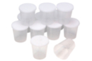 30 ml Graduated Airtight Pots - 12 Pieces - Palettes and Storage - 10doigts.fr