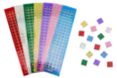 Square Rhinestone Stickers - 560 pcs - Sticker rhinestones - 10doigts.fr