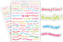 Message Stickers - 114 pcs - Stickers Father's Day - 10doigts.fr