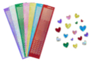 Strass corazones multicolores - 1421 pcs - Strass adhesivos - 10doigts.fr