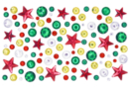 Strass autoadhesivos, colores de Navidad - 105 pcs - Strass - 10doigts.fr