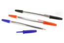Black, Blue, Red Ballpoint Pens - 3 Pieces - Writing: the art of tracing, drafting, and creating - 10doigts.fr