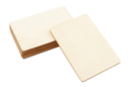 Natural Wood Cards - 8 Pieces - Wooden Shapes - 10doigts.fr