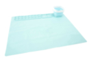 Alfombra de pintura de silicona + pote - Delantales y protecciones - 10doigts.fr