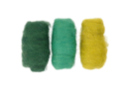 3 Madejas de Lana Cardada - verde y turquesa - Aguja, lana cardada 59050 - 10doigts.fr