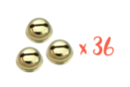 Cascabeles dorados Ø 1,8 cm - 36 unidads - Cascabeles y campanitas - 10doigts.fr