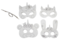 Máscaras unicornio para decorar - Set de 4 - Máscaras creativas para niños - 10doigts.fr