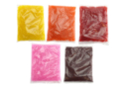5 pochettes de perles de rocaille (jaune, orange, rouge, rose et marron) - Seed Beads 60353 - 10doigts.fr