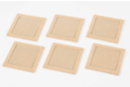 Glass Coasters - 6 Pieces - Glass Supports - 10doigts.fr