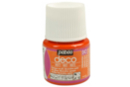 Acrylique déco mate, 45 ml - Orange vermillon - Matte Acrylic Paint - 10doigts.fr