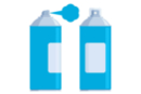 Sky Blue Acrylic Paint Aerosol - 400 ml - Spray Paint 13207 - 10doigts.fr