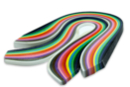Quilling Strips (x 280) - Length: 34.5 cm / 4 mm (x 140) + 8 mm (x 140) - 14 colors - Quilling Papers - 10doigts.fr