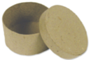 Round cardboard box Ø 14.5 cm - height 6.5 cm - Cardboard Boxes and Baskets 12325 - 10doigts.fr