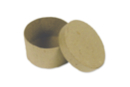 Boîte ronde Ø 8 cm - H : 3,5 cm - L'unité - Cardboard Boxes and Baskets 12323 - 10doigts.fr