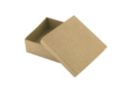 Boîte carrée 9 x 9 cm - H : 3,5 cm - L'unité - Cardboard Boxes and Baskets 11838 - 10doigts.fr