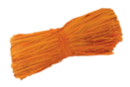 Rafia naranja de 50 gr - Rafia y Paja - 10doigts.fr