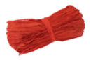 50g bundle of red raffia - Raffia and Straw 03554 - 10doigts.fr