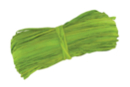 50g bundle of light green raffia - Raffia and Straw - 10doigts.fr