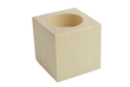 Wooden Cubic Candle Holder - Wood Candle Holders - 10doigts.fr