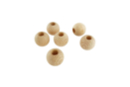 Bola de madera perforada 3 cm - 6 unidads - Abalorios Madera 59028 - 10doigts.fr
