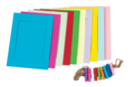 Color Frames in Heavy Card - 10 pcs - Cardboard Frames - 10doigts.fr