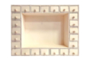 Calendario de adviento de madera rectangular - Calendarios de Adviento 57708 - 10doigts.fr