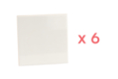 Ceramic Tiles 10 cm - 6 pieces - Decorative Ceramic Supports - 10doigts.fr
