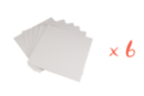 Stretched canvases 20 x 20 cm - 6 pieces - Stretched Frames and Canvas Boards - 10doigts.fr