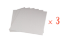 30 x 40 cm Framed Cardboard - Pack of 3 - Stretched Frames and Canvas Boards 11678 - 10doigts.fr