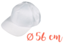 Gorra adulta (56 cm) - Algodón, lino - Textiles 08284 - 10doigts.fr