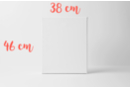 Chasis rectangular 46x38cm (8F), grosor 1,8 cm (280gr/m²) - Bastidores y Cartones entelados 10716 - 10doigts.fr
