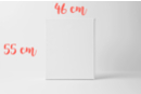 Chasis rectangular 55x46cm (10F), grosor 1,8 cm (280gr/m²) - Bastidores y Cartones entelados 10717 - 10doigts.fr