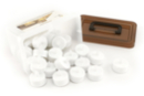 Set of 24 White LED Battery-Operated Candles - Lanterns 57399 - 10doigts.fr