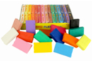 Cajón de 30 bloques de 50 gr de pasta de modelar JOVI, 15 colores clásicos surtidos (2 bloques por color) - Pasta moldear clásicas 02805 - 10doigts.fr