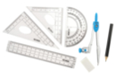 Compás + accesorios geometría - Accesorios de dibujo: las herramientas indispensables de los jóvenes artistas - 10doigts.fr