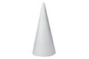 Styrofoam Cone 25 cm x Ø 10 cm - Decorative Shapes - Styrofoam - 10doigts.fr