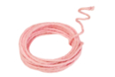 Reinforced jute rope 3 m - Pink - Natural Twine 32126 - 10doigts.fr