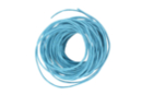 Turquoise blue waxed cotton cord - 5 m - Ø 1 mm - Cotton Thread, Skein 05859 - 10doigts.fr