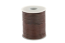 Cordon de cuero marrón Ø 2 mm x 22,5 m - Cordon de cuero 55579 - 10doigts.fr