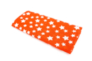 Cupón de tela de algodón impreso ( 43 x 53 cm ) - Estrella blanca sobre fondo rojo - Telas en ofertas 30119 - 10doigts.fr