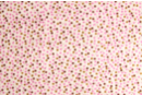 Cupón de tela de algodón impreso (43 x 53 cm) - Lunares rosas y marrones - Telas en ofertas 13949 - 10doigts.fr