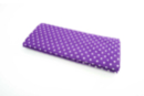 Cupón de tela de algodón impreso ( 43 x 53 cm ) - puntos morados - Telas en ofertas 30131 - 10doigts.fr
