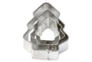Emporte-pièces sapin - 3 tailles (largeur : 3.5 cm - 2.5 cm - 1.5 cm) - Creative Cookie Cutters for Kids 16199 - 10doigts.fr