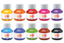 Tintas para dibujar, 60 ml - 10 colores + 10 pipetas - Tintes líquidos - 10doigts.fr