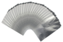 Metal repujado plateado - 25 hojas - Metal a repujar 42713 - 10doigts.fr